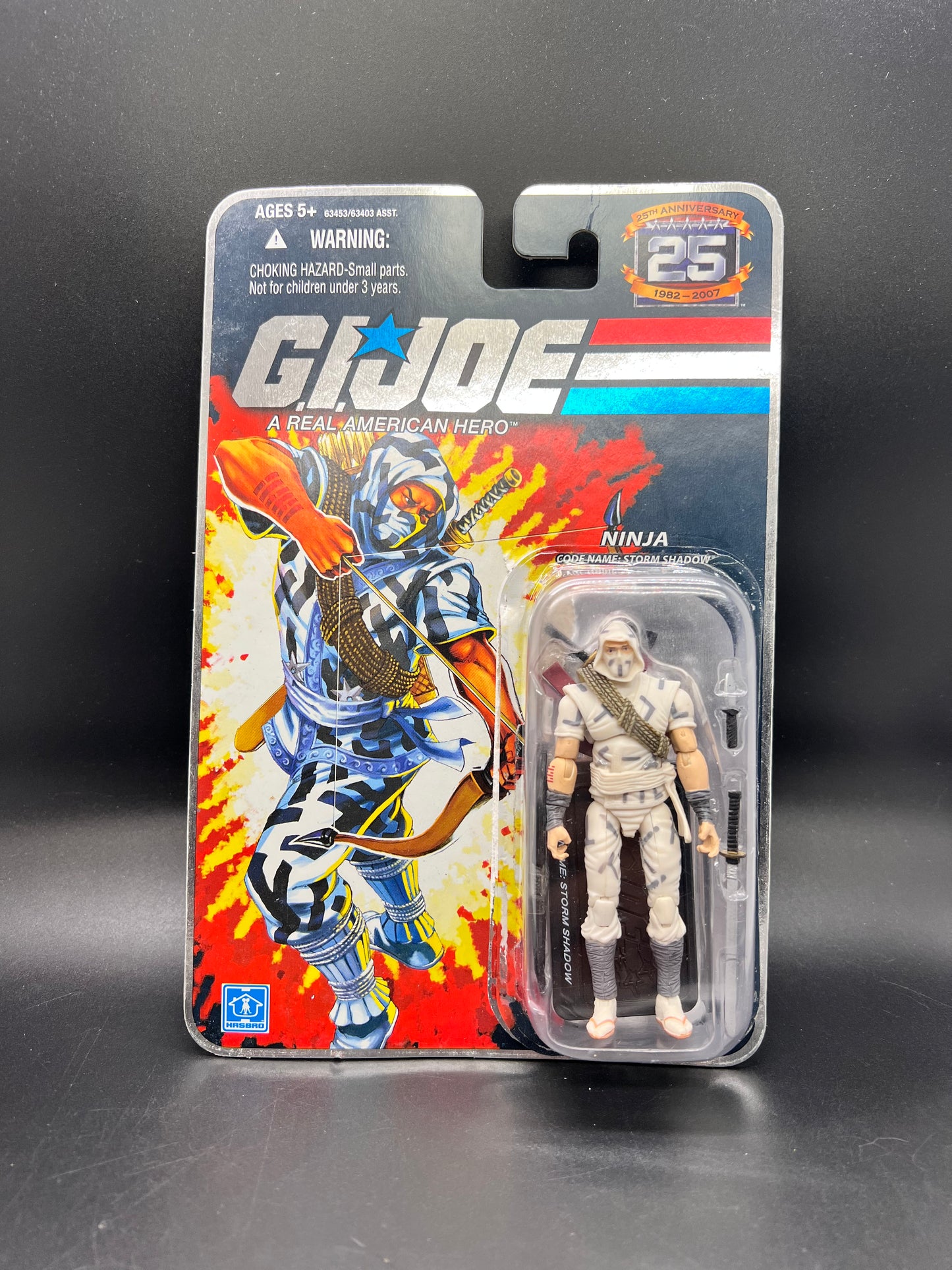 G.I. Joe 25th Anniversary: Storm Shadow (Cobra Ninja) 3.75 Inch Action Figure