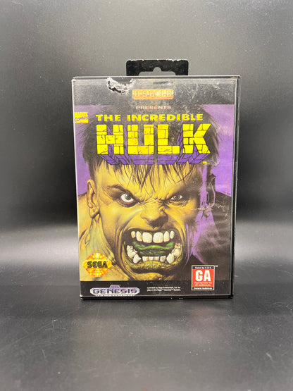 SEGA Genesis The Incredible Hulk Complete