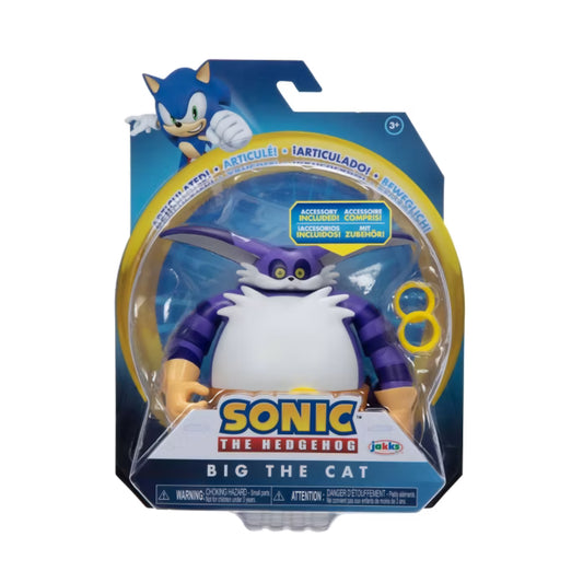 Sonic the Hedgehog 4" Articulated Big the Cat Action Figure