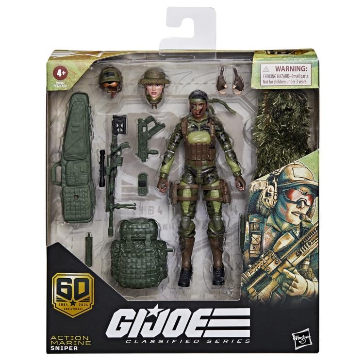 G.I. Joe 60th Anniversary Classified Series Action Marine (Sniper) Action Figure