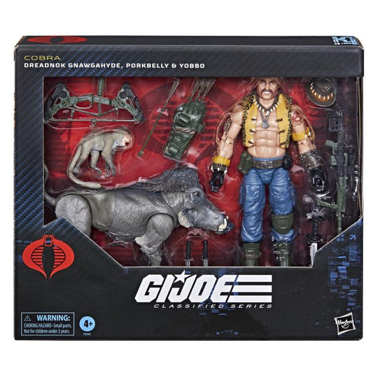 G.I. Joe Classified Series Dreadnok Gnawgahyde, Porkbelly and Yobbo Three-Pack