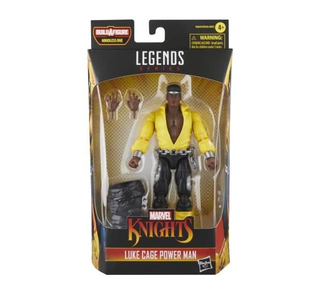 Marvel Knights Marvel Legends Luke Cage (Power Man) Action Figure (Mindless One BAF)