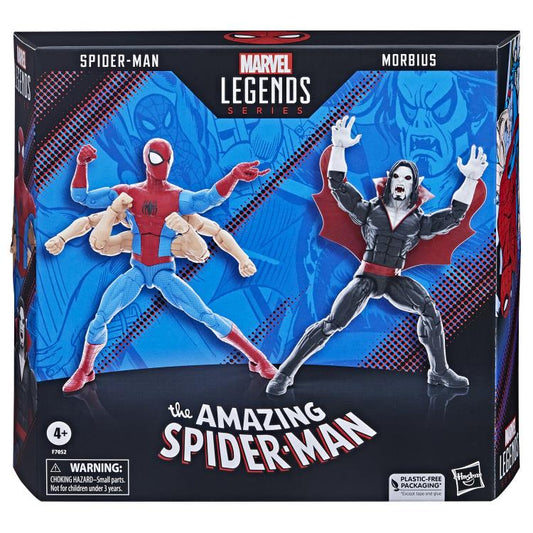 Spider-Man Marvel Legends Spider-Man vs Morbius Exclusive Action Figure Two-Pack