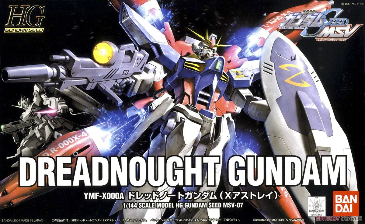 Gundam 1/144 HG Seed MSV #07 YMF-X000A Dreadnought Gundam Model Kit