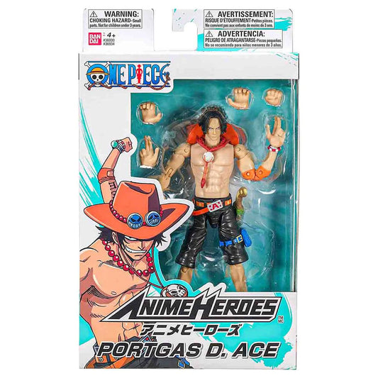 One Piece Anime Heroes Portgas D. Ace Action Figure