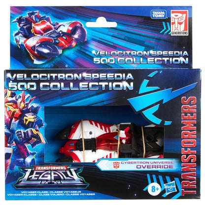 Cybertron Universe Override Legacy Voyager Class | Transformers Legacy Velocitron Speedia 500 Collection