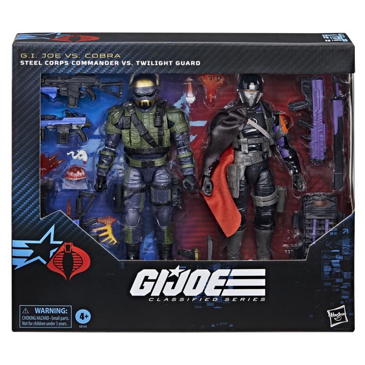 G.I. Joe Classified Series Steel Corps Commander vs Twilight Guard Exclusive Action Figure Set