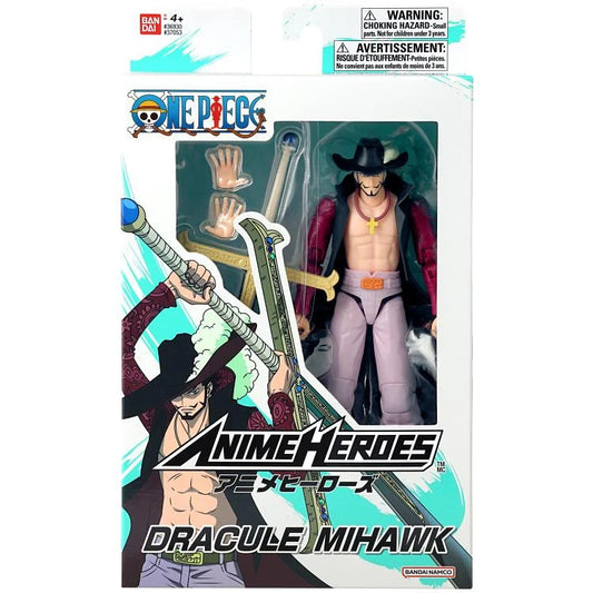 One Piece Anime Heroes Dracule Mihawk Action Figure