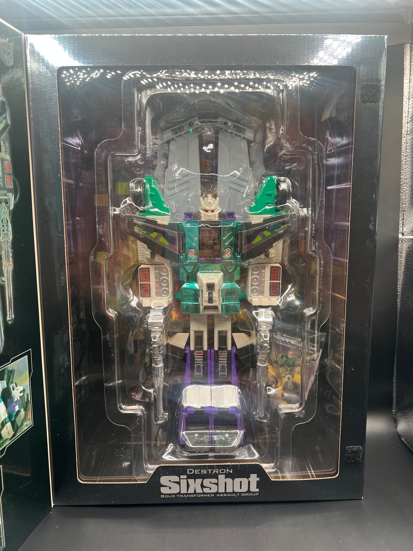 Sixshot Metallic Version Asia Exclusive Limited Edition Transformers G1 Transformers Collectors Edition