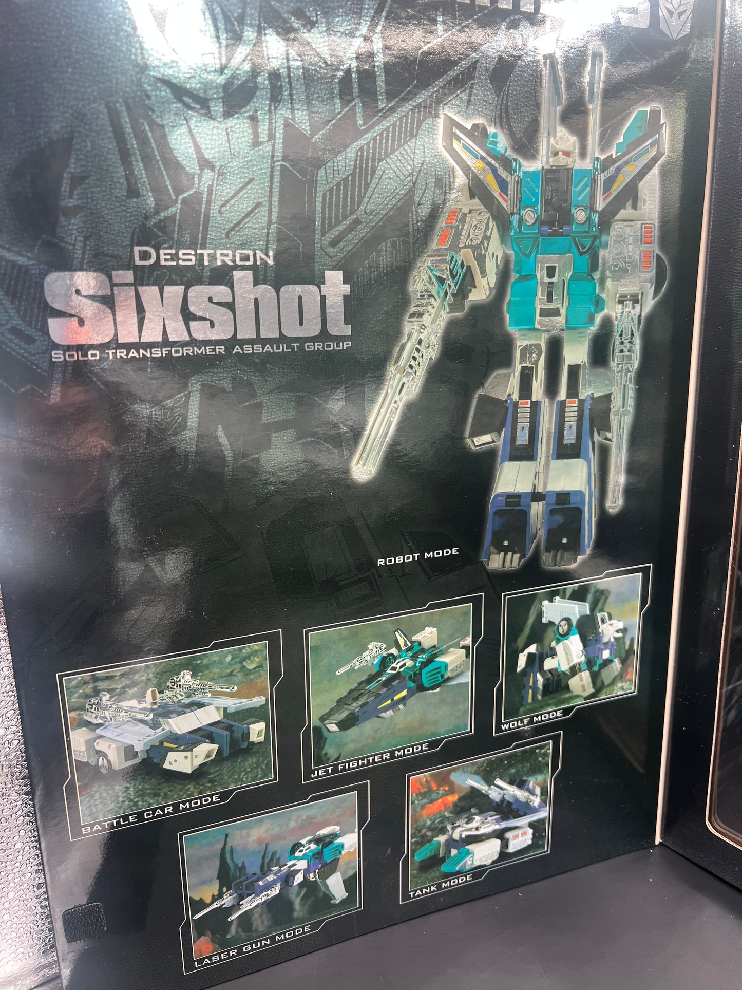 Sixshot Metallic Version Asia Exclusive Limited Edition Transformers G1 Transformers Collectors Edition