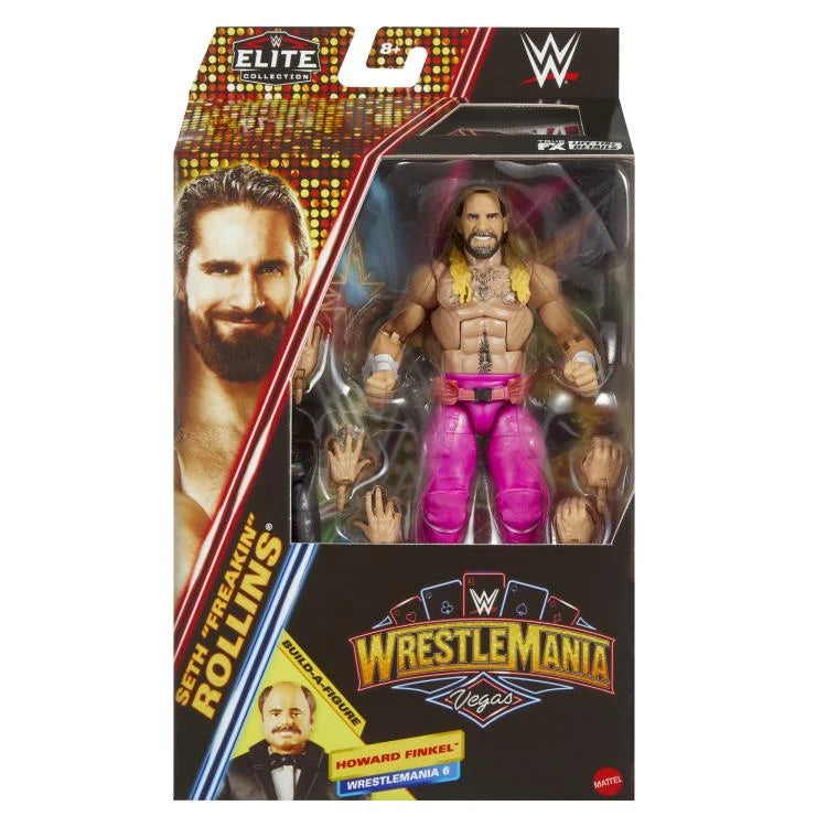 WWE WrestleMania Elite Collection Seth Rollins (Howard Finkel BAF)