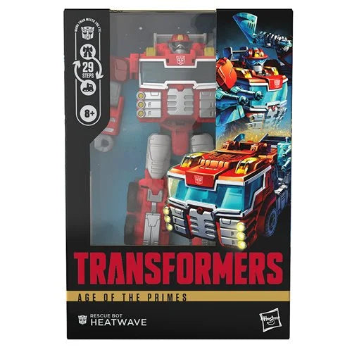 Transformers Age of the Primes Voyager Class Rescue Bot Heatwave