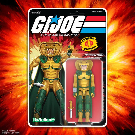 G.I. Joe ReAction+ Serpentor (Cartoon) Action Figure