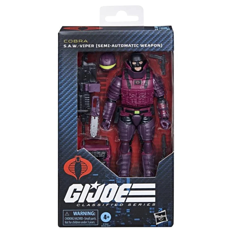 G.I. Joe Classified Series Cobra S.A.W.-Viper (Semi-Automatic Weapon) Action Figure