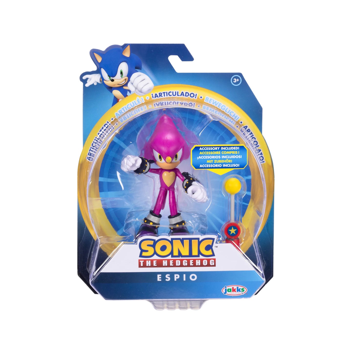 Sonic The Hedgehog 4" Espio with Checkpoint