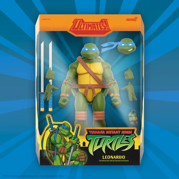 Teenage Mutant Ninja Turtles ULTIMATES! Leonardo (2003 Animated Series) Action Figure