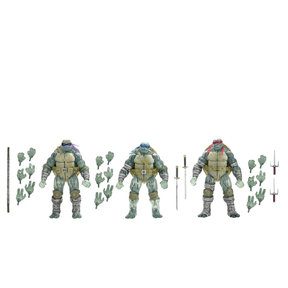 Ghost Brothers 3-Pack (TMNT, Last Ronin) 7" Scale NECA Action Figures